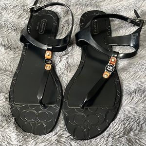 Coach Piccadilly Jelly Sandals size 9
